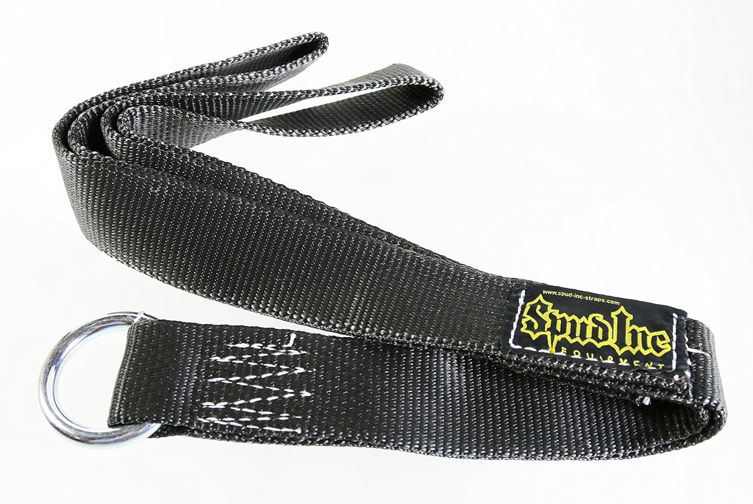 Spud, Inc. 32" Long Abdominal Strap - Heavy Duty Black Ab Crunches with Forearm Handles