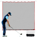 FRANKTECH Golf Netting, 10ft, 15ft, 20ft Sports Netting - Heavy Duty High Impact Multi-Sport Practice Net for Golf, Baseball, Soccer, Hockey, Lacrosse, Backyard Driving & Training Barrier