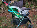 THIRD KIND® Stroller Lights Bike Lights Set of 2 LED Rechargeable Lights with Straps