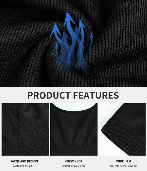 MOLUTAN Compression Shirt Men Tank Top Undershirt Slimming Body Shapewear Tummy Control Gynecomastia Sleeveless Black