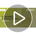 Zippity Baskenridge White Vinyl Picket Fence Panels 36in H x 42in W - No Dig DIY Kit (2 Pack)
