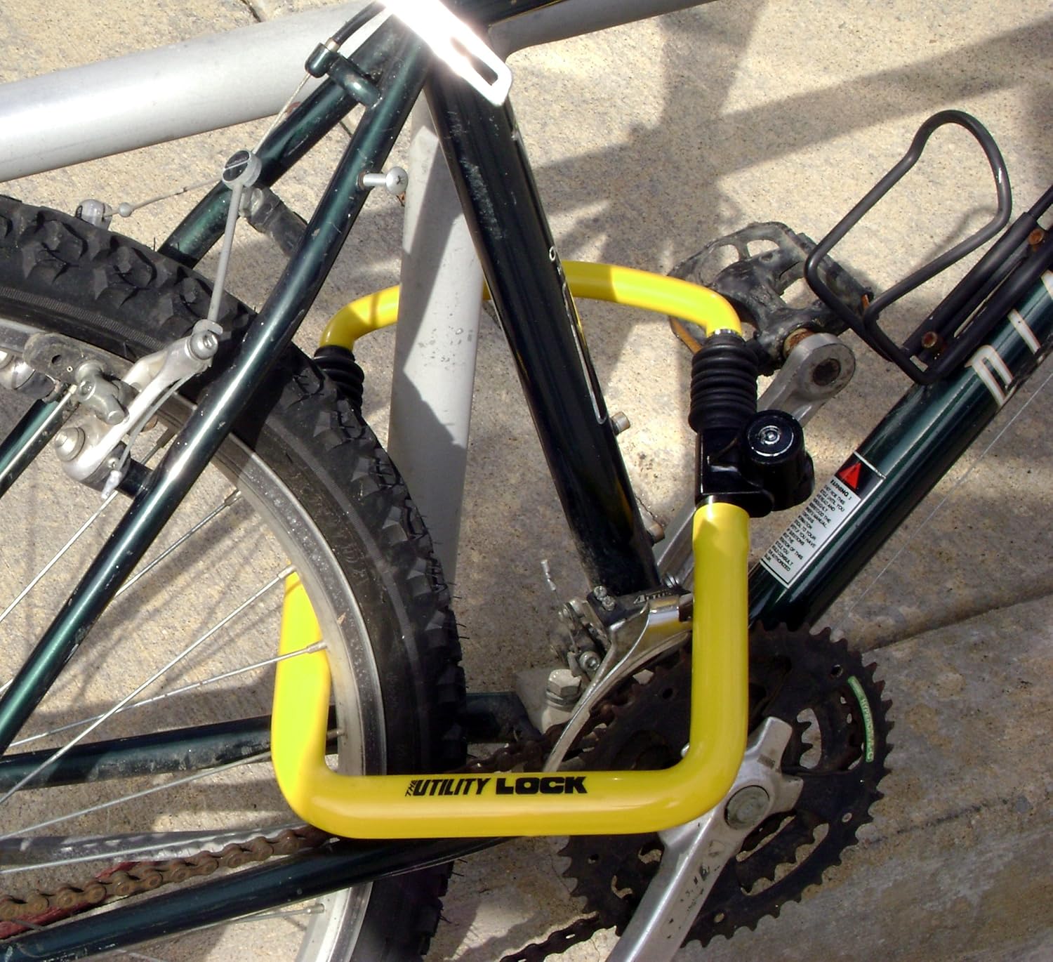 Winner International Utility Lock - Durable Security Solution for Sizes 8.5"-11.5" - Yellow