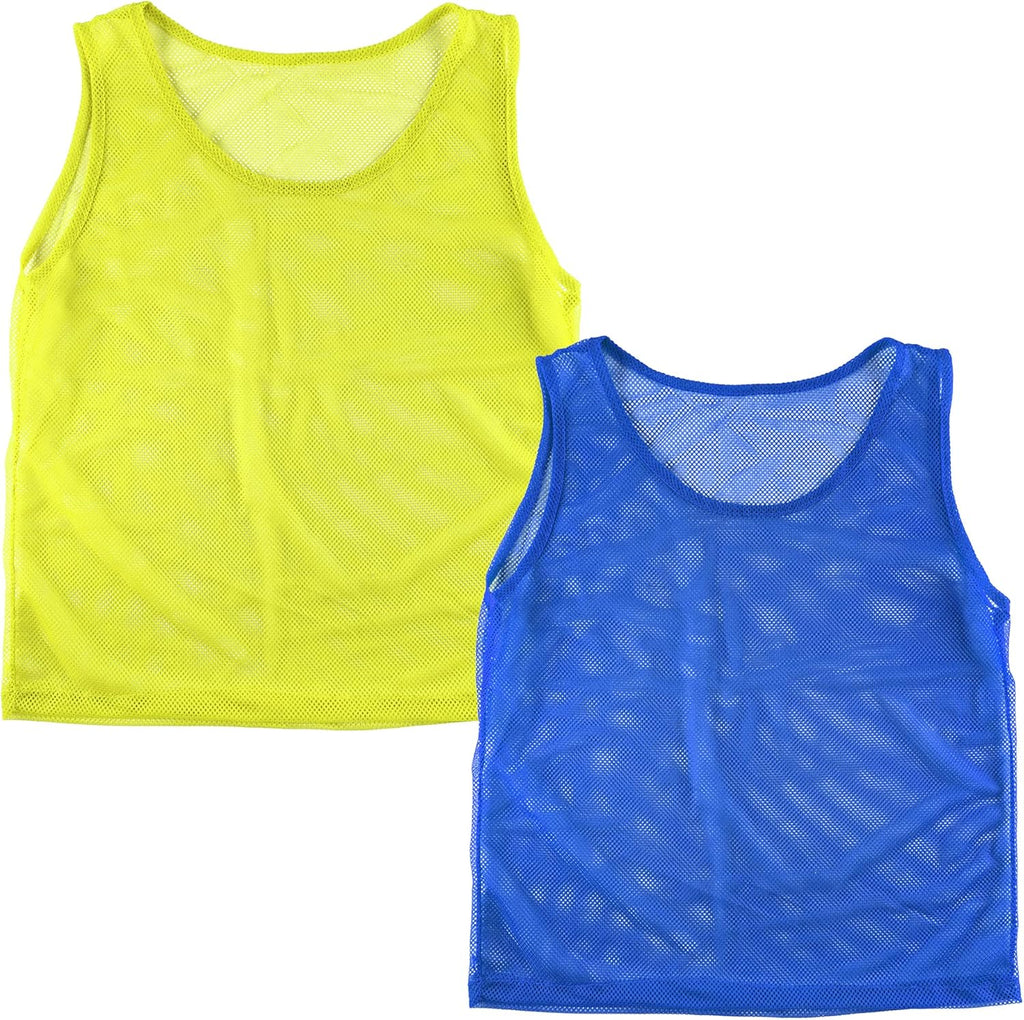 Super Z Outlet Pinnies Scrimmage Vests - Lightweight Team Practice Jerseys for Kids & Teens