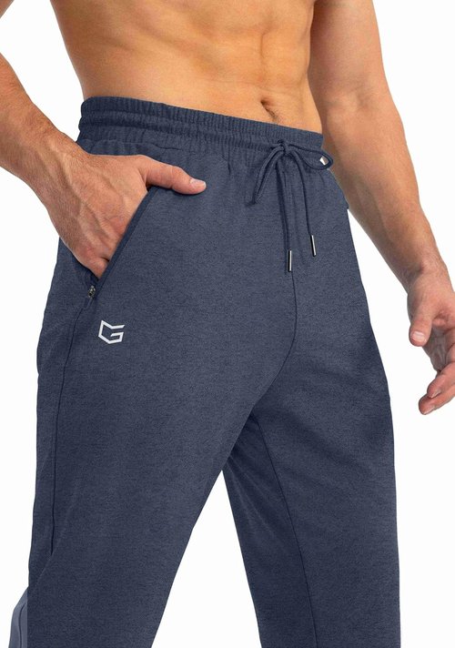 G Gradual Men's Tapered Joggers - Athletic Sweatpants with Zipper Pockets for Workouts & Running