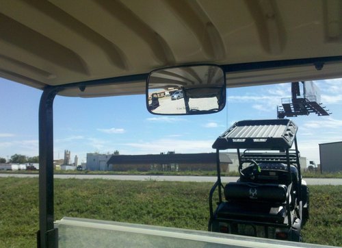 Golf Cart Rear View Mirror for Ez Go, Club Car, Yamaha