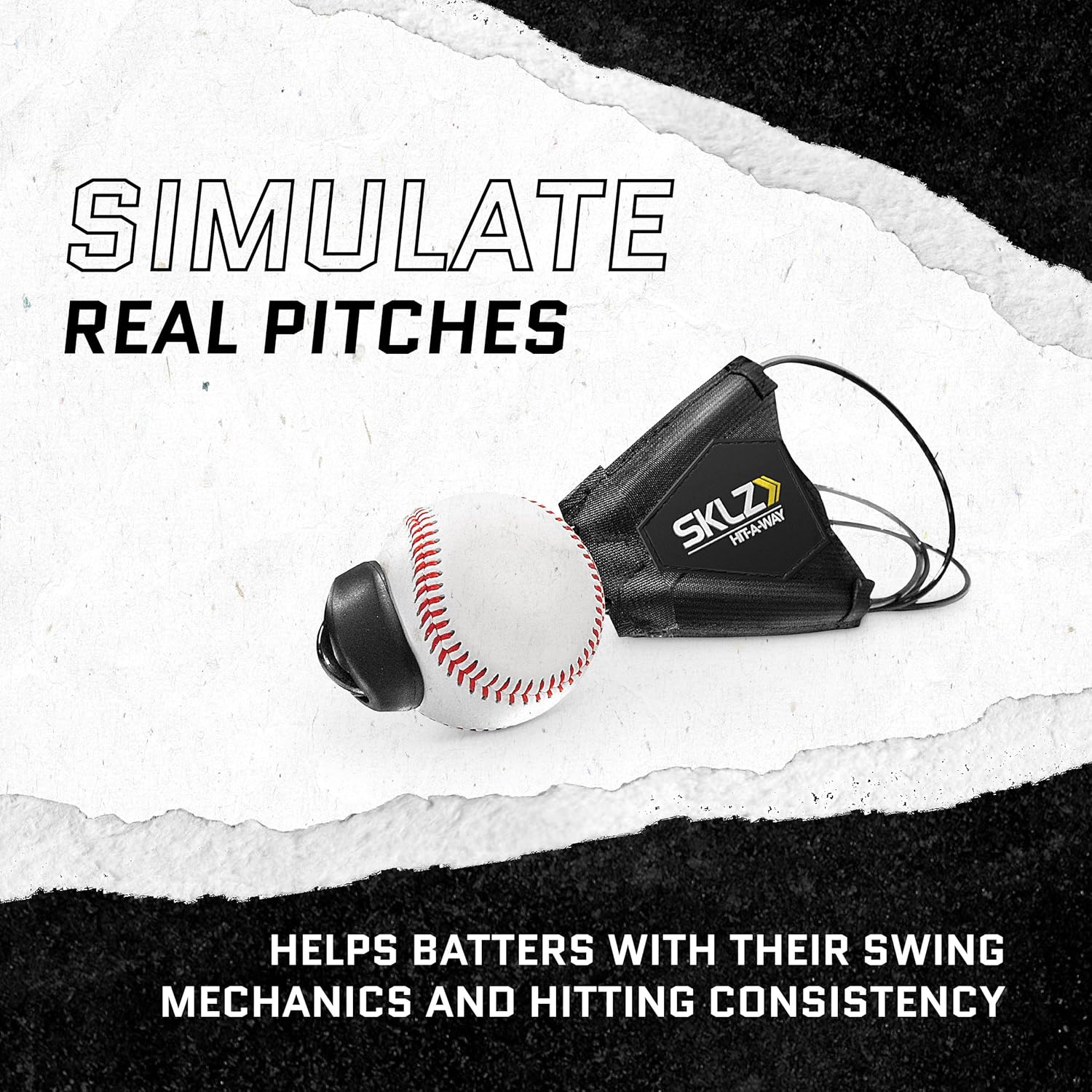 SKLZ Hit-A-Way Batting Trainer - Improve Swing Technique for Baseball & Softball