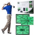 BridgeLinks Pathfinder Hitting Mat – Golf Impact & Alignment Training Mat with Replaceable Strike Pad