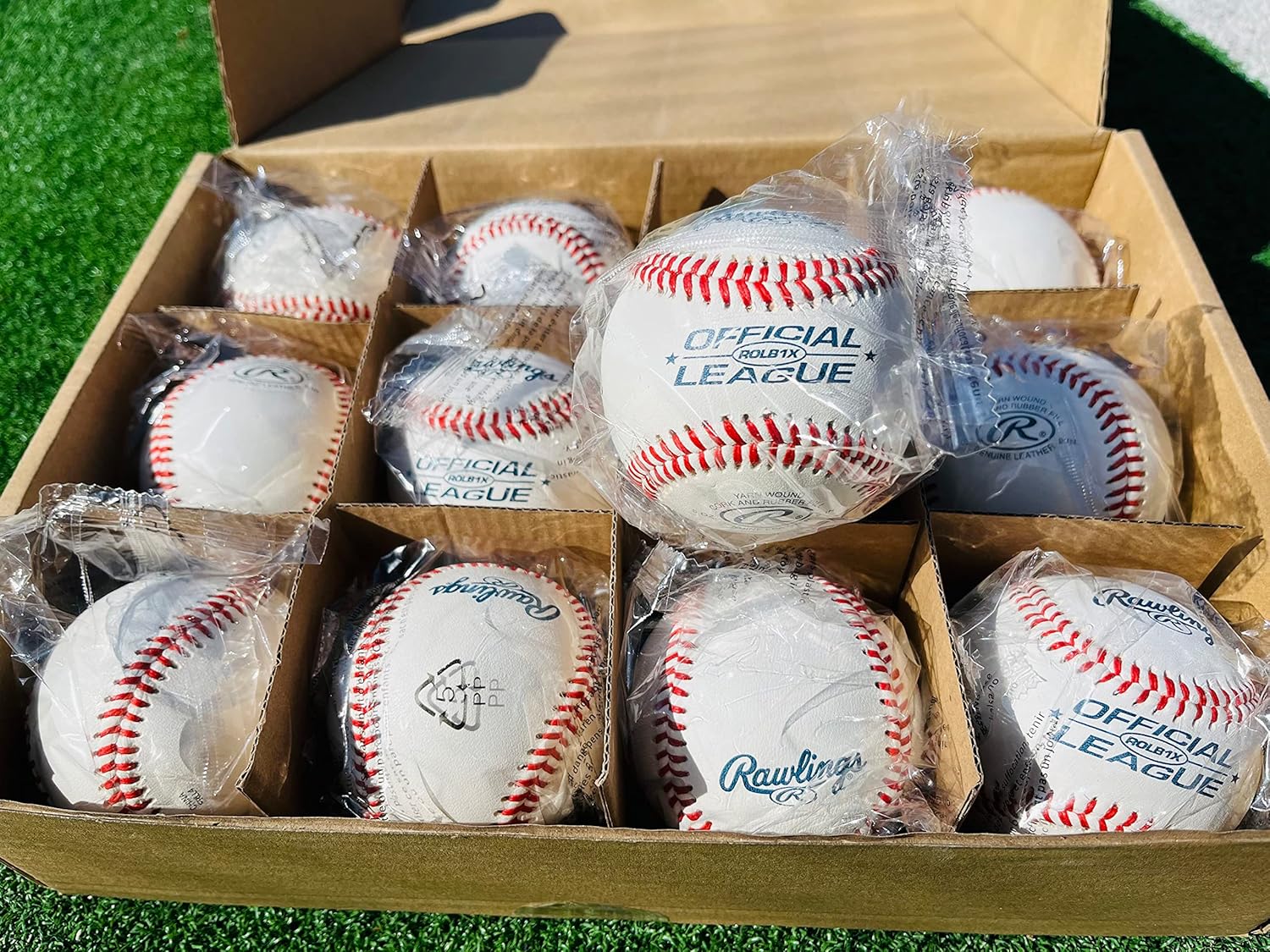 Rawlings Official League Practice Baseballs - ROLB1X | Available in Multiple Count Options