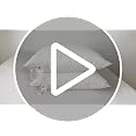 FARINA Queen Size Goose Feather Down Pillows Set of 2 with 600T Cotton Cover