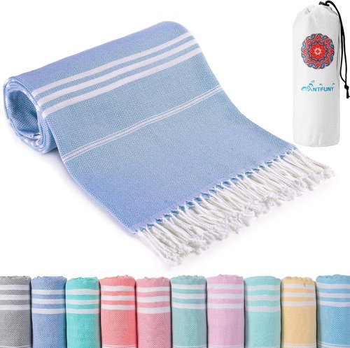 Antfuny Beach Towels - Quick-Dry Bundle with Sand Remover | Perfect for Summer Outings