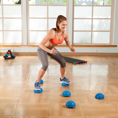 JFIT Balance Pod and Foot Fitness Set - Set of 4 Pods