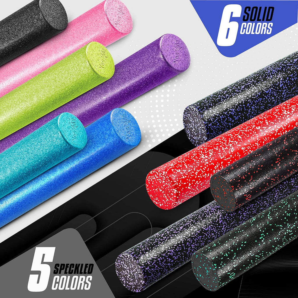 Yes4All High-Density EPP Foam Roller - Ideal for Yoga, Pilates & Stretching | Available in 12, 18, 24, 36 Inch