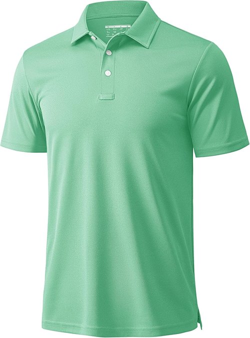MAGCOMSEN Men's Polo Shirt - Quick Dry Short Sleeve Golf Tee for Casual Work & Outdoor Performance