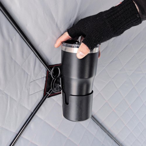 Eskimo® E-Hub™ Cup Holder, Shelters, Black, Locking Connection, E-Hub System 44631