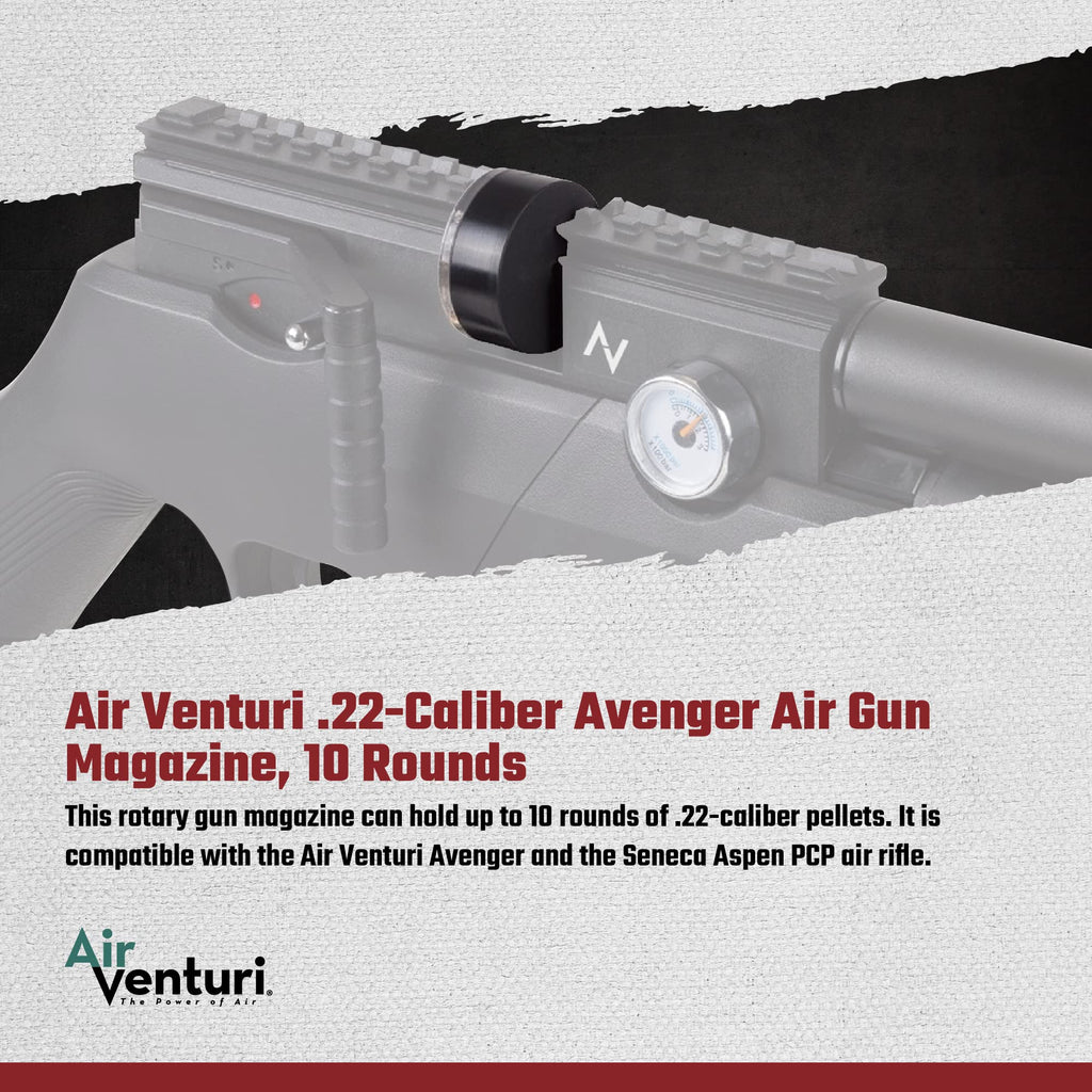 Seneca .22-Caliber Avenger Rotary Air-Gun Magazine, 10 Rounds (2 Pack)
