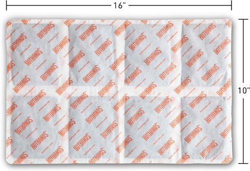 HotHands Lap Warmer - Extra Large 16" X 10" for Up to 8 Hours of Lasting Heat - Tan Color