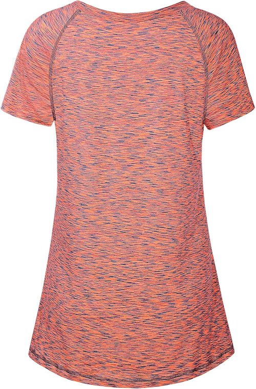 Kimmery Yoga Workout Shirt - Women's Raglan Sleeve with Irregular Hem | Sizes M-3XL