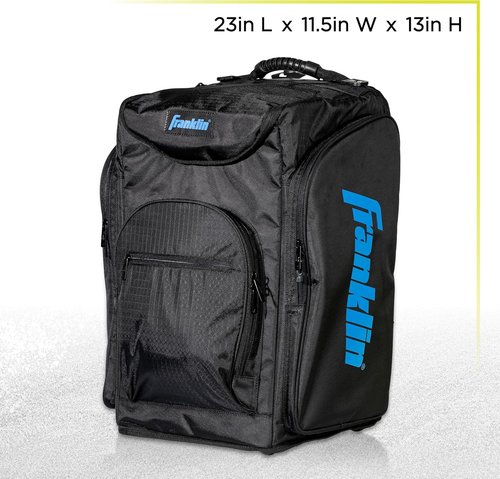 Franklin Sports Portable Pickleball Hopper Bag - 100 Ball Rolling Caddy & Storage Solution