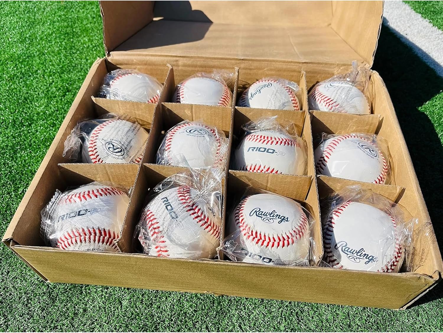Rawlings Practice Baseballs - R100-P & FSR100-P | Ideal for Collegiate, High School & Youth Teams