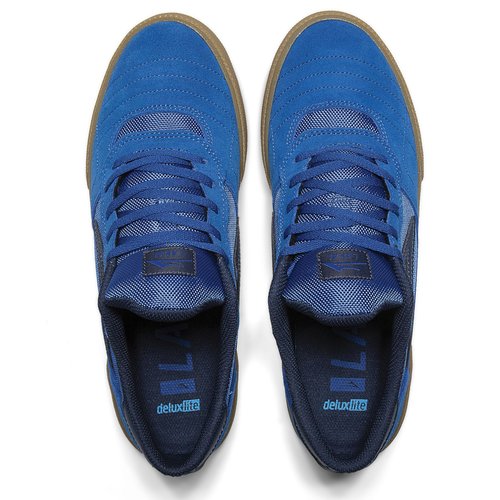 Lakai Cambridge Men's Skateboarding Shoes, Blue/Gum Suede, 5.5