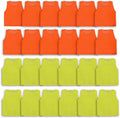 LITEMESH Pinnies - Set of 12/24 Youth Practice Vests | Durable Scrimmage Pennies for Sports