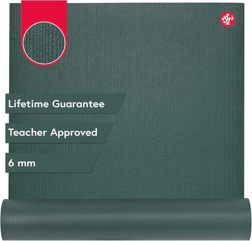 Manduka PRO Yoga Mat - 6mm Thick | Lifetime Durability | Premium Studio Quality | Teacher Approved