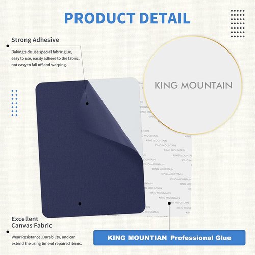KING MOUNTAIN Repair Tape - Waterproof Self-Adhesive Patch for Outdoor Gear | Ideal for Boats, Tents, and Sofas