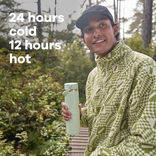 Hydro Flask Water Bottle - Insulated Stainless Steel - Wide Mouth, Leakproof, 20 Oz Capacity