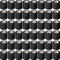 Treela 64 Pack 2" x 5 Yards Self Adhesive Cohesive Bandage Wraps, Elastic Breathable Athletic Tape, Flexible Self Adherent Bandage Rolls for Wrist, Ankle, Fingers, Sports & Pets (Black)
