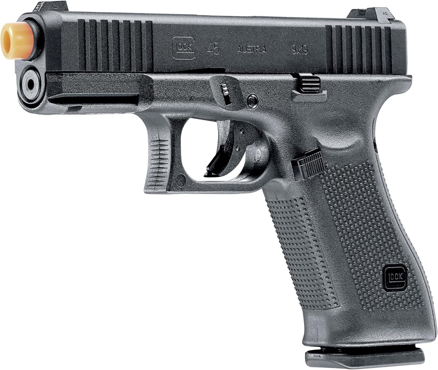 Umarex Elite Force Glock 45 GBB Airsoft Gun - Realistic Blowback Action, Black Finish