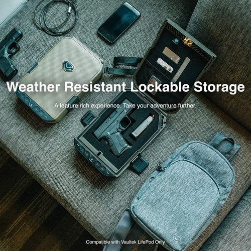 VAULTEK LifePod Secure Waterproof Travel Case (Pluck Foam)
