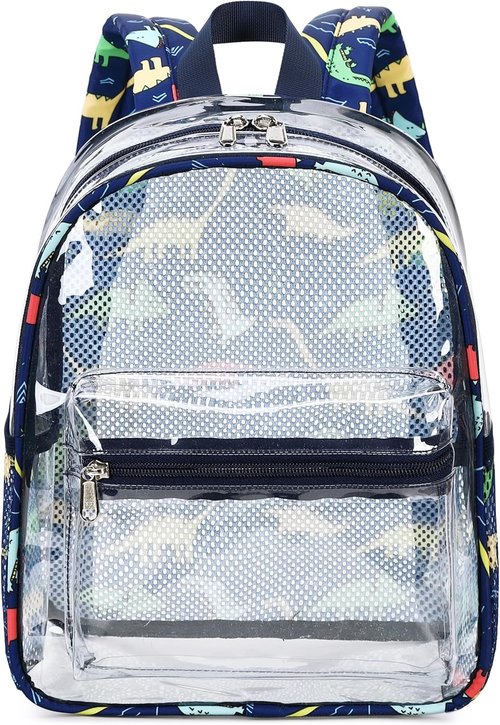 CAMTOP Clear Backpack - Stadium Approved Transparent Bag for Women & Girls | Water Resistant, Small Size