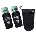 El Toro Speedwraps Ankle Weight Starter Set (1.5, Large), Black, White, Green, Blue