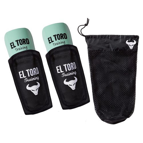 El Toro Speedwraps Ankle Weight Starter Set (1.5, Large), Black, White, Green, Blue