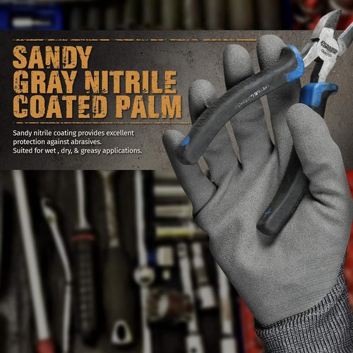 Glove Station Extra Grip Touchscreen Compatible Gloves - Cut Resistant & High Dexterity