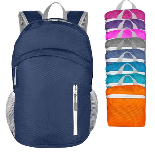 Waterproof Foldable Backpack Dry Storage Lightweight Daypack 35L Outdoor Backpack for Beach Men Women Dark Blue
