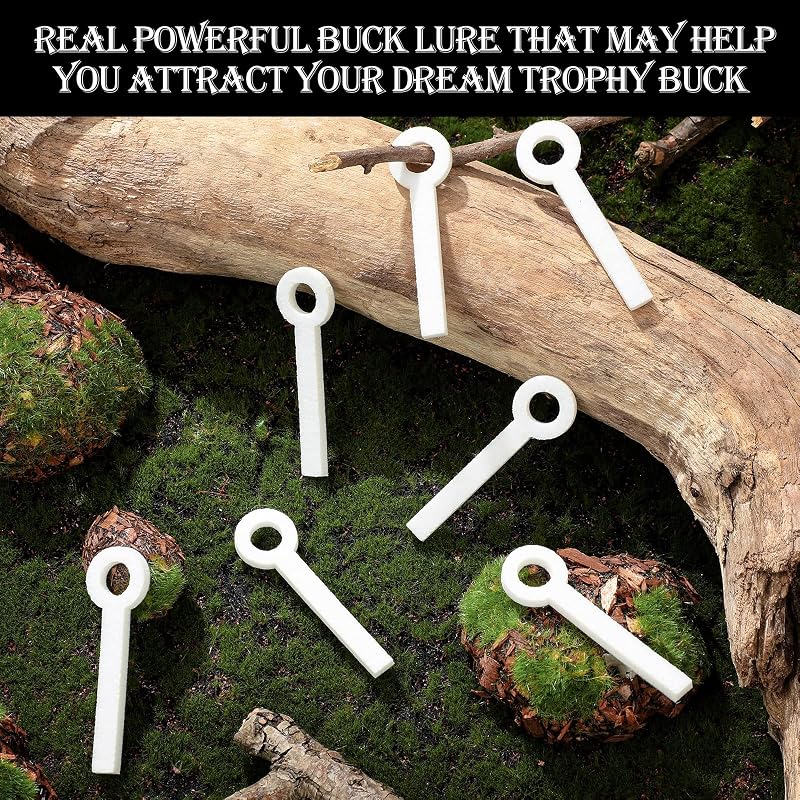 60 Pcs Deer Urine Wicks - Buck & Doe Estrous Attractant for Hunting