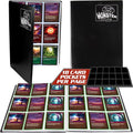 Monster Trading Card Binder - Matte Black Album with Anti-Theft Protection | Holds 160 Cards for Yu-Gi-Oh, Pokémon, MTG