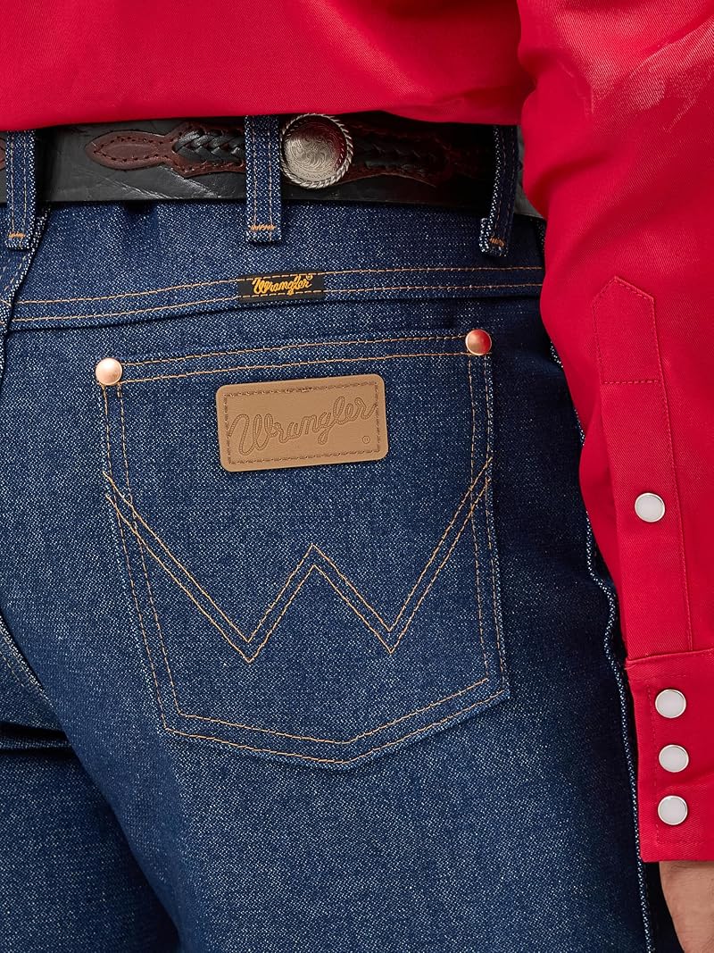 Wrangler Men's Cowboy Cut Slim Fit Jeans - Rigid Indigo 34W x 32L
