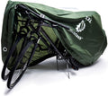 YardStash Bike Cover - XXL Waterproof & Weatherproof Bicycle Storage Solution | Reflective Green Tarp for Bikes, Trikes & E-Bikes