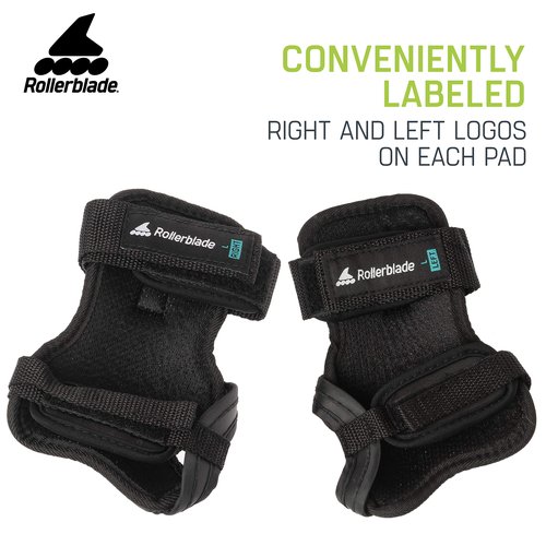 Rollerblade Skate Gear Wrist Pad Protective Gear, Unisex, Multi Sport Protection, Black, Medium