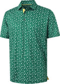 M MAELREG Men's Golf Shirt - Performance Moisture-Wicking Short Sleeve Polo | Casual Sport Collared Design