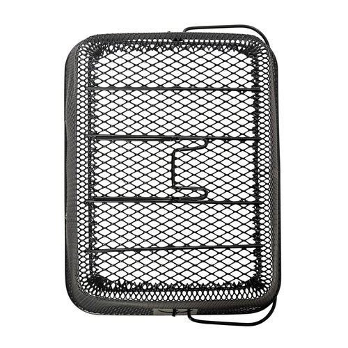 M-Wave Wide Wire Bicycle Basket , Black, 40x30x18/15 cm