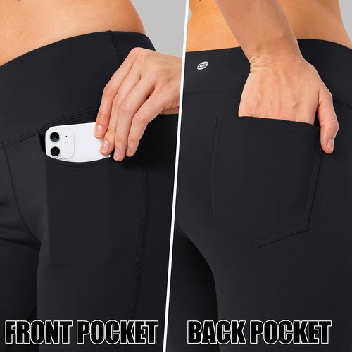 G Gradual Women's Yoga Pants - High Waist Flare Leggings with Pockets | Casual Bootcut Design