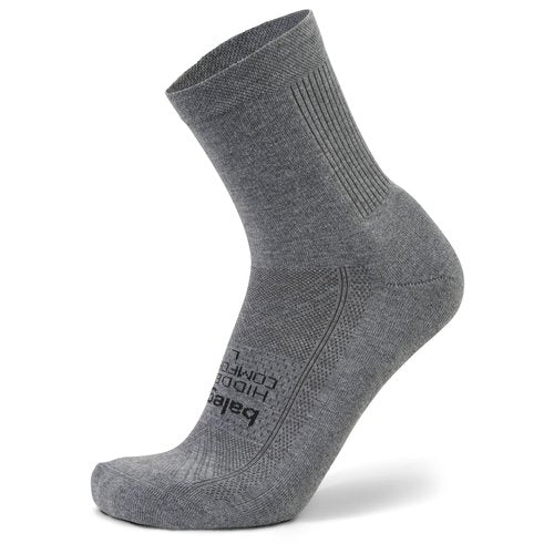 Balega Unisex Adult HC Mini Crew Performance No Show Athletic Running Socks (1 Pair), Charcoal, Medium