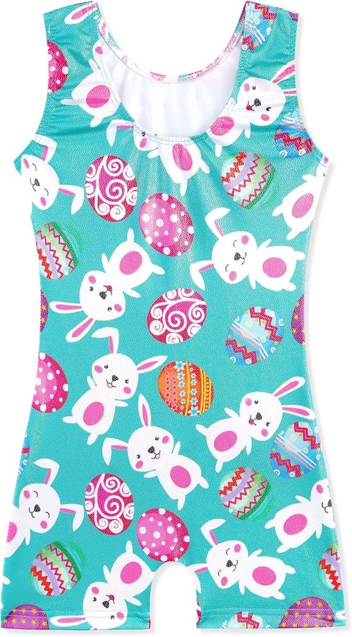 HOZIY Gymnastics Leotards for Girls - Sparkly Unicorn & Leopard Biketard Outfits | Toddler & Kids Sizes