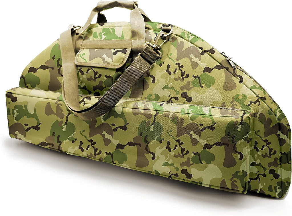 Silfrae Soft Compound Bow Case - Lightweight Padded Carry Bag with Arrow Pocket | Durable Protection