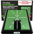 DivotPad Patented Golf Training Aid, Golf Mats Practice Indoor & Outdoor, Soft Fibre, Real Give, 5 lb, Woven Alignment, Extra Pad, Home Backyard Swing Trainer, Hitting Mat, Accessories Gift Men, Women