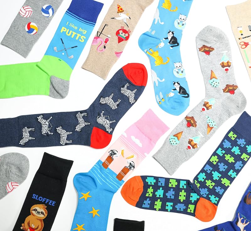 Hot Sox Fishing Lures Variation of THIS listing: Black+6-12 Sea Life Series Crew Socks