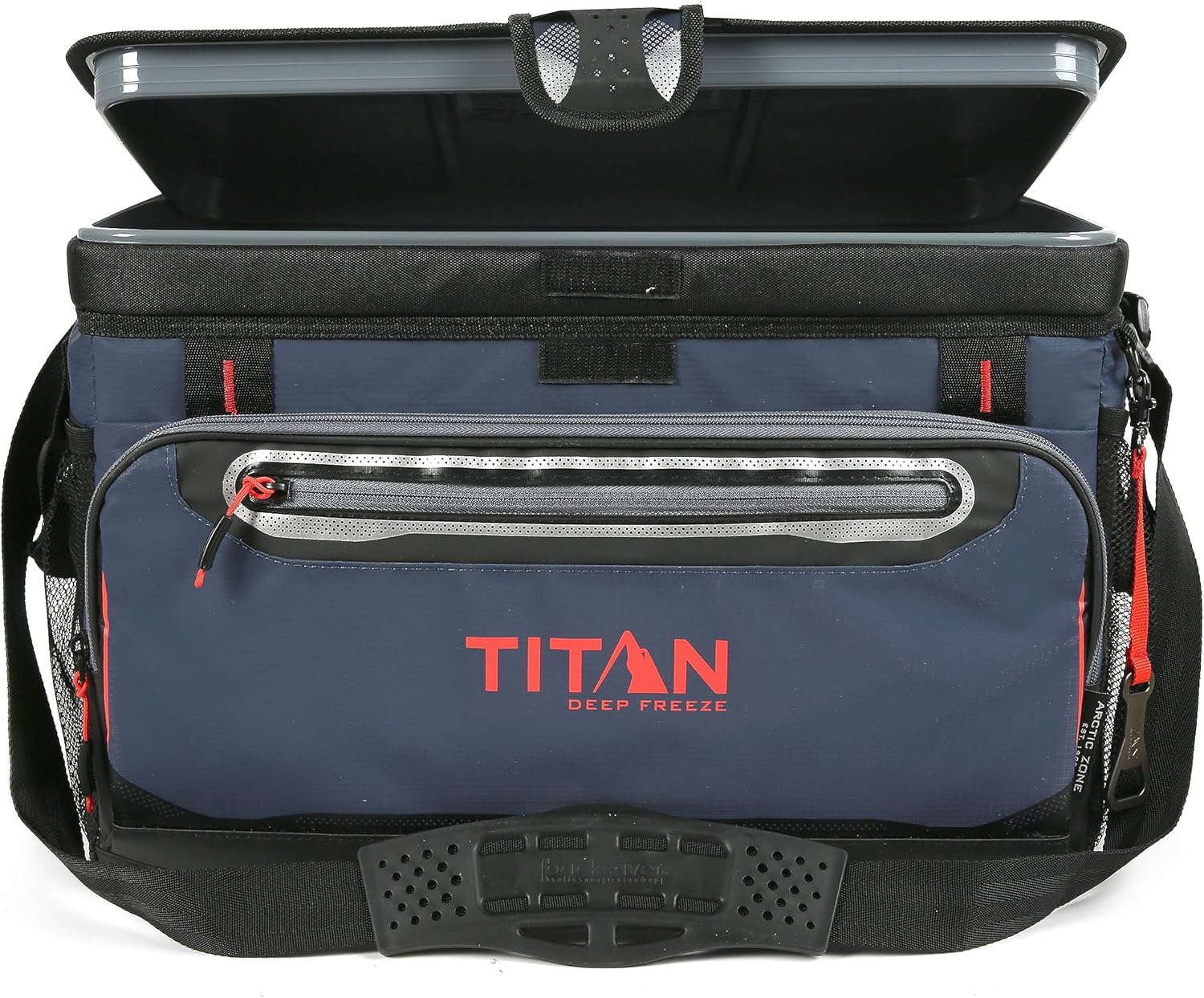 Titan by Arctic Zone Deep Freeze Cooler - Zipperless Hardbody Design with Superior Insulation & SmartShelf
